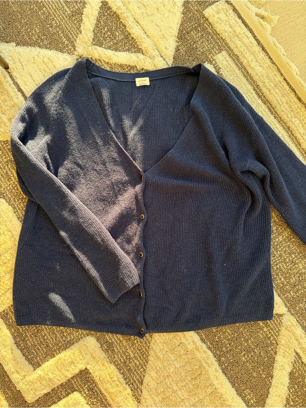 Navy blue Wilfred cardigan